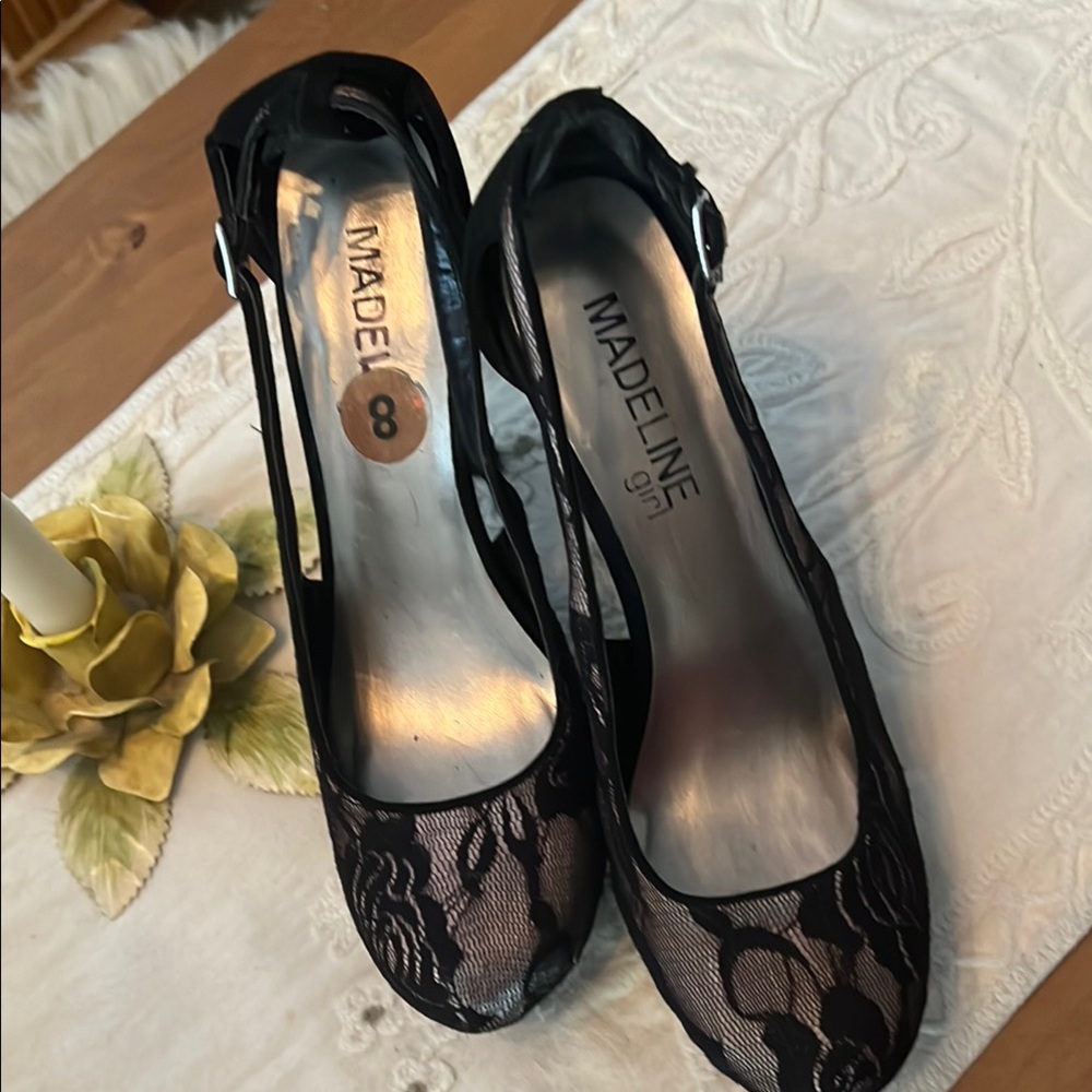 Madeline Black Heels Sleek Minimalist Design